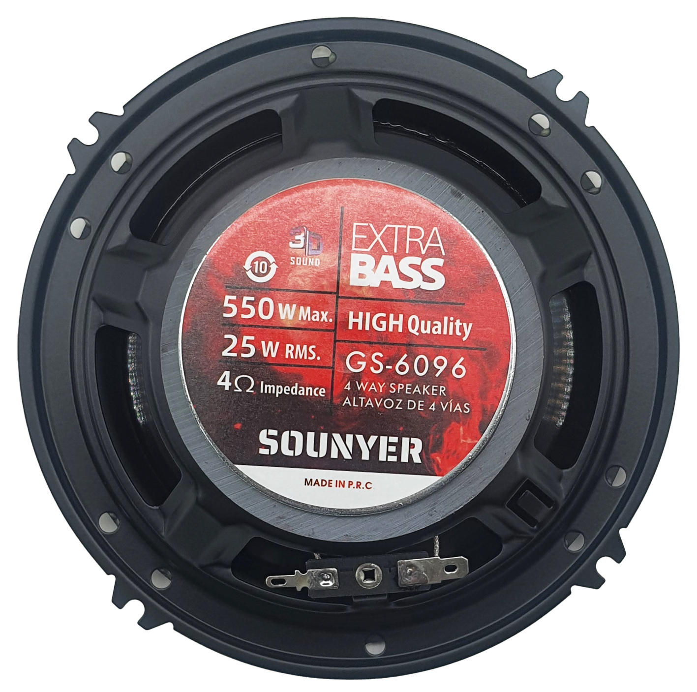 اسپیکر پشت و جلوی خودرو سونیر مدل GS-6096 سایز 6 اینچ بسته دوعددی