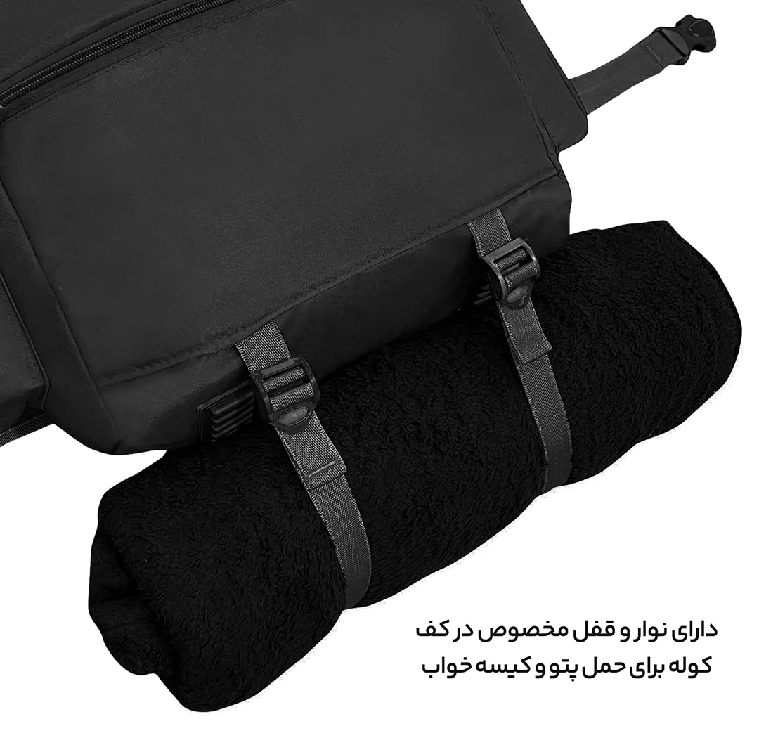 کوله پشتی سفری 60 لیتری مایسا مدل Adventure-My3382