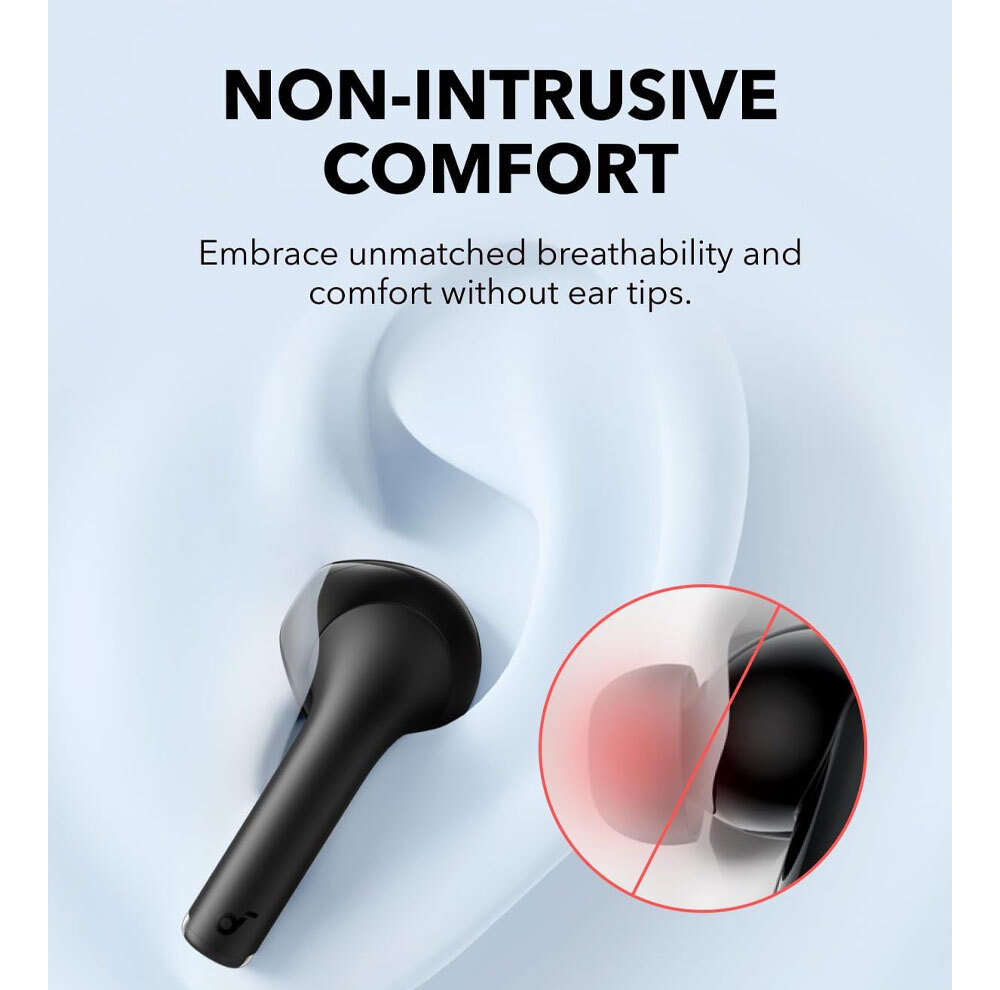 هدفون بلوتوثی انکر مدل Soundcore K20i با نویز کنسلینگ میکروفون (ENC)، درگاه شارژ USB Type-C، دارای کنترل لمسی، مقاوم در برابر پاشش آب با استاندارد
