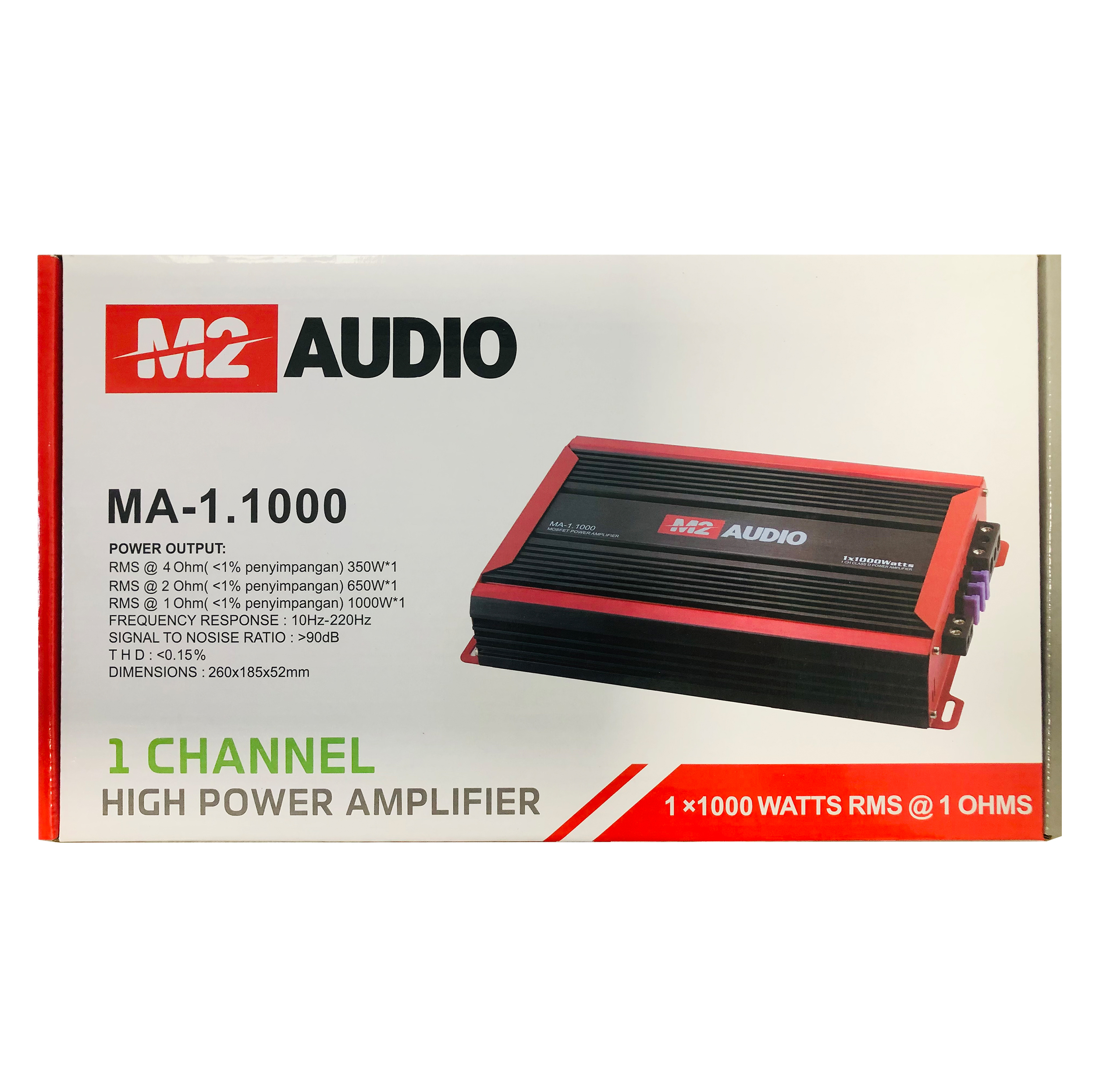 آمپلی فایر خودرو ام2 مدل M2-1000.1