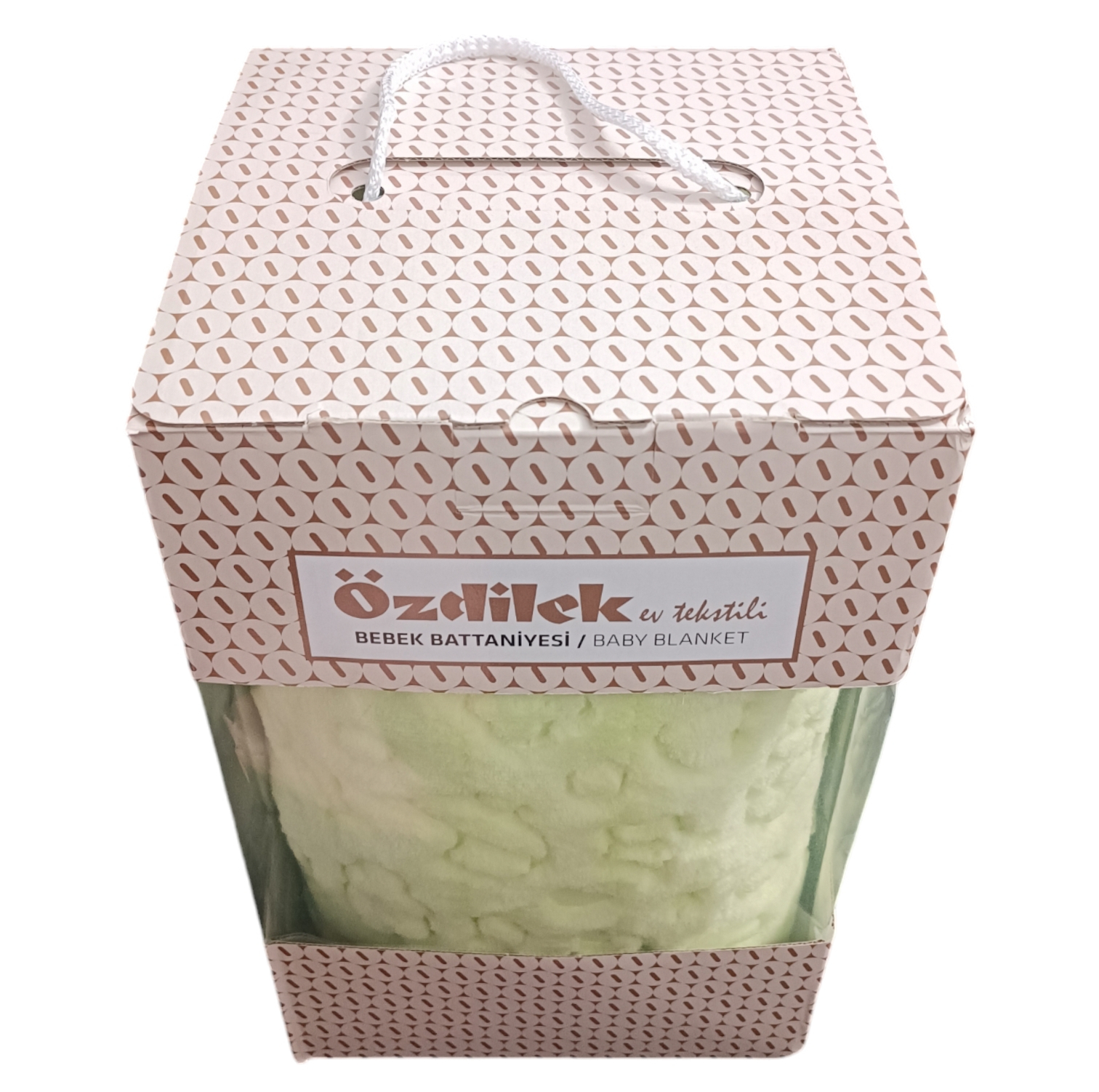 پتو کودک و نوزاد ازدیلک مدل Embos Yesil سایز 120×100 سانتی متر
