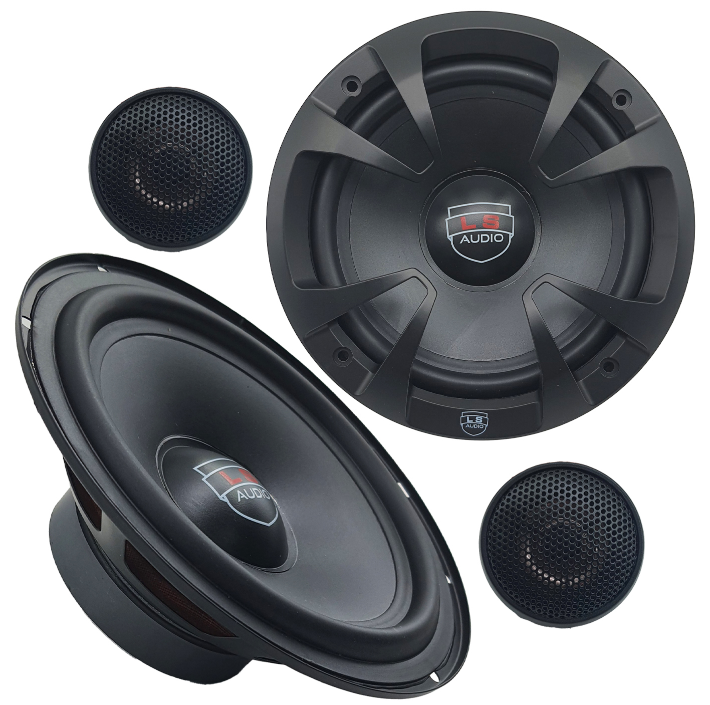کامپوننت جلو خودرو ال اس آدیو مدل LS-651 C سایز 6.5 اینچ بسته 4 عددی