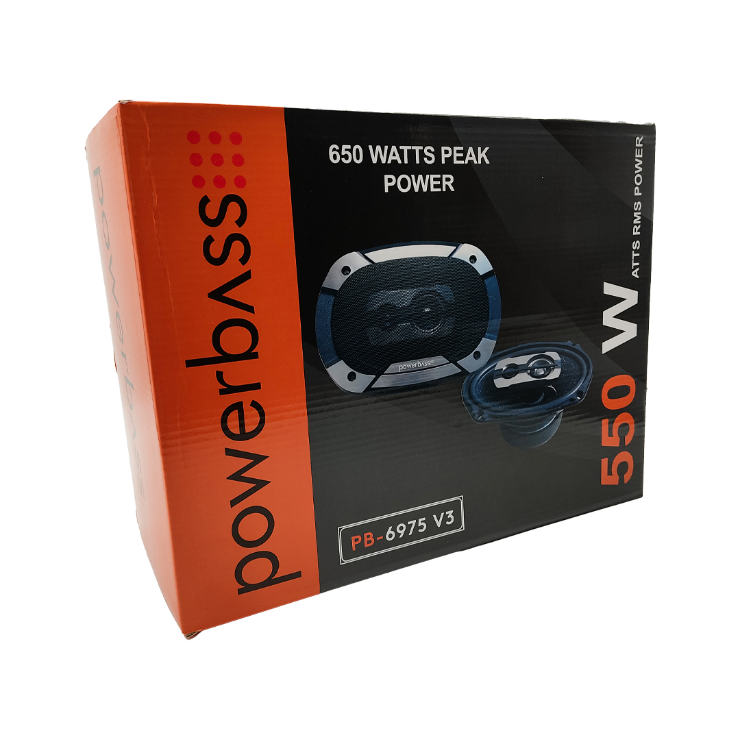 اسپیکر پشت خودرو پاوربیس مدل PB-6975 V3 سایز 6x9 اینچ بسته دو عددی