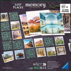 بازی فکری راونزبرگر مدل Memory Lost Places کد  23499 مناسب برای 6 سال به بالا