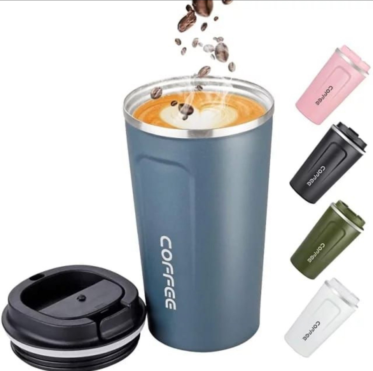 ماگ سفری مدل coffee کد 124 گنجایش 0.510 لیتر
