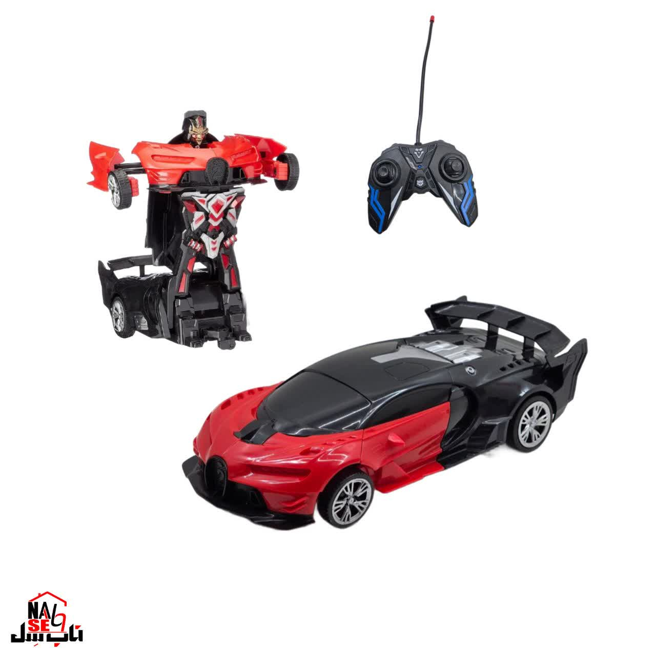 ماشین بازی کنترلی ناب سل مدل بوگاتی تبدیل شونده شارژی BUGATTI