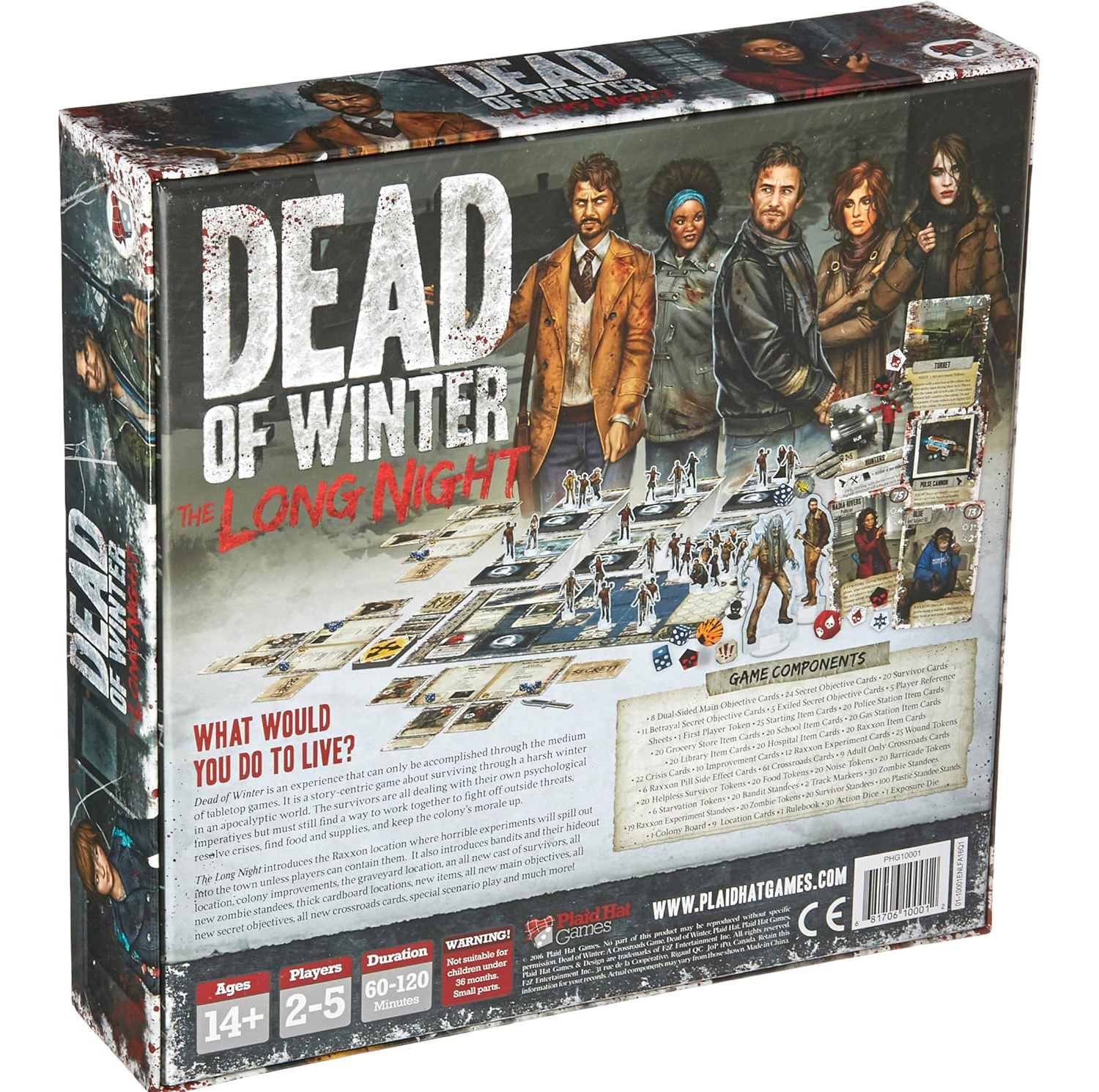 بازی فکری پلید هت گیمز مدل چله زمستان طرح Dead of Winter Long Time With Exp ORIGINAL SPECIAL EDITION ، مناسب برای 2 تا 5 نفر