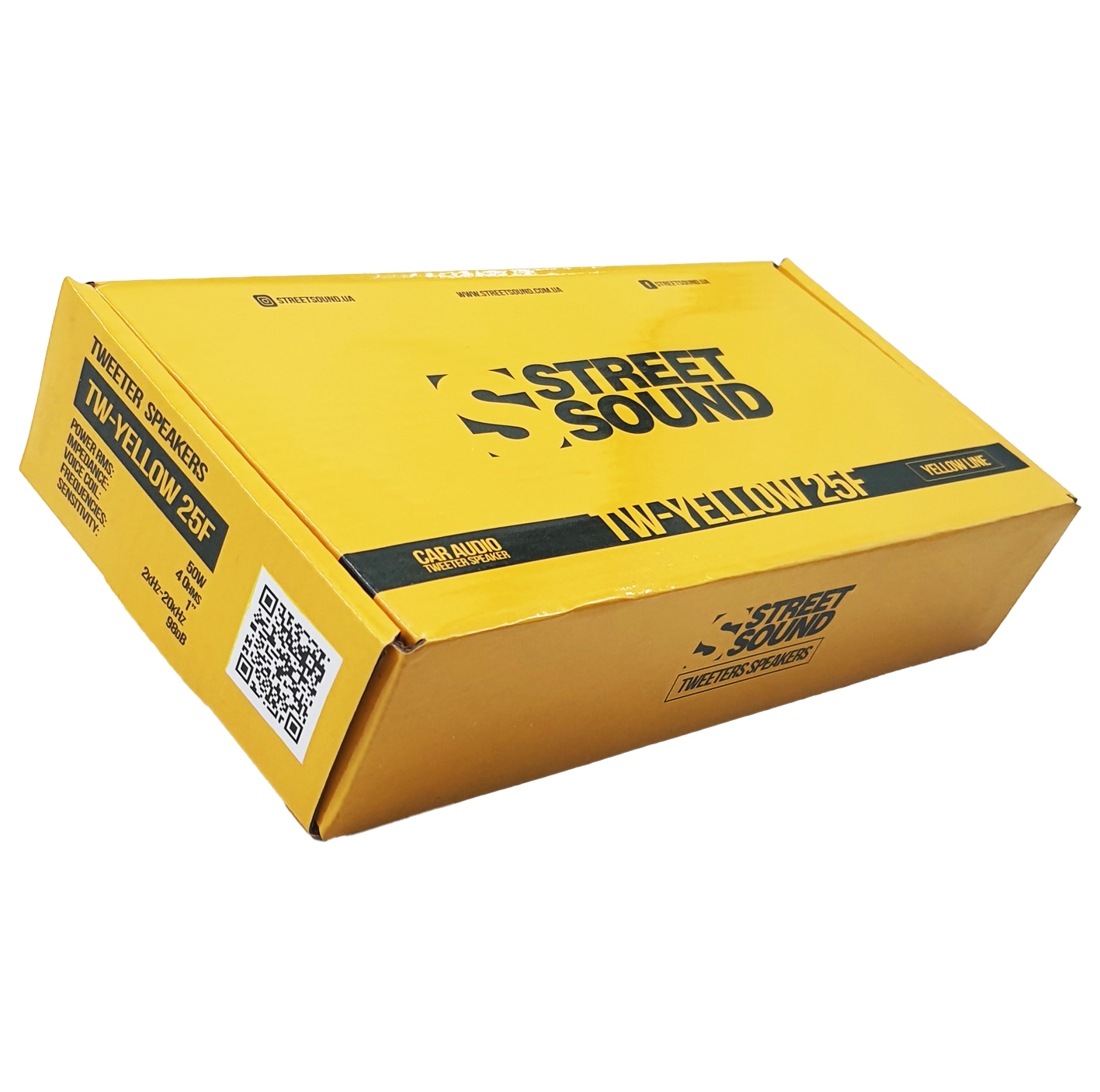 سوپر تیوتر پشت و جلو استریت ساند مدل TW-YELLOW 25F سایز 3.5 اینچ بسته دوعددی