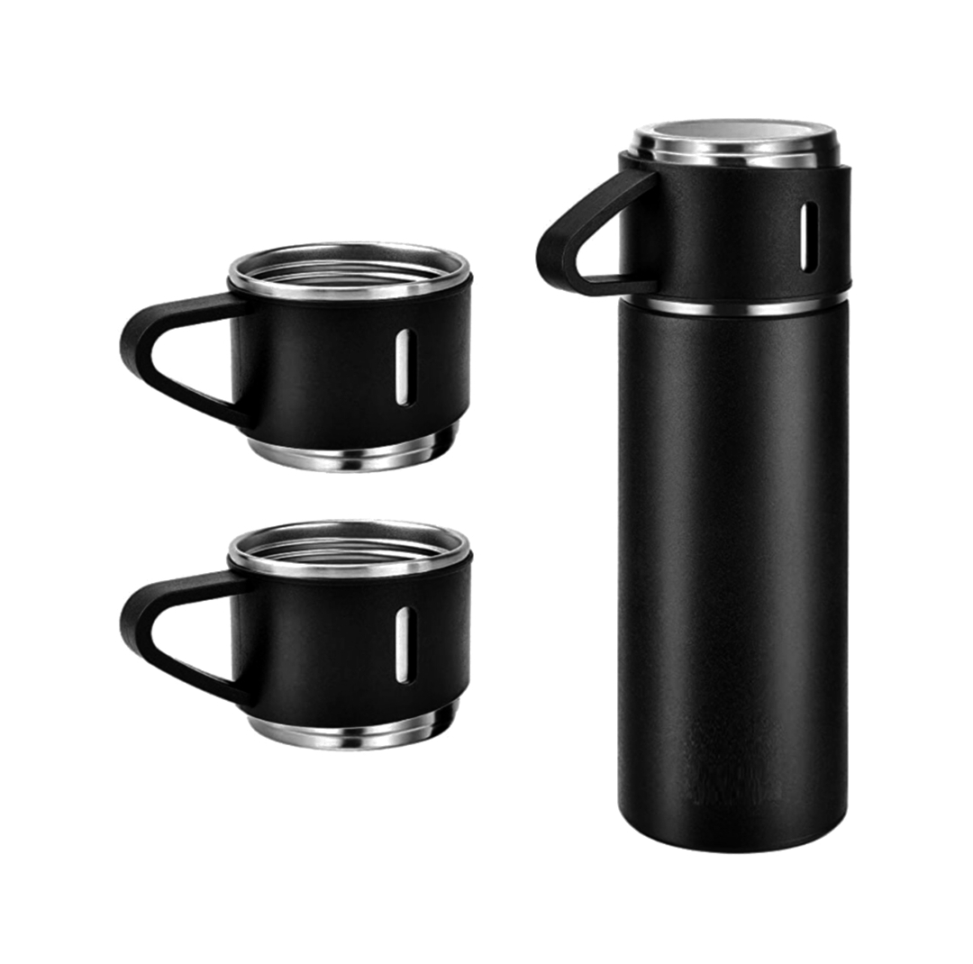 فلاسک مدل gift گنجایش 0.5 لیتر به همراه لیوان سفری بسته 2 عددی