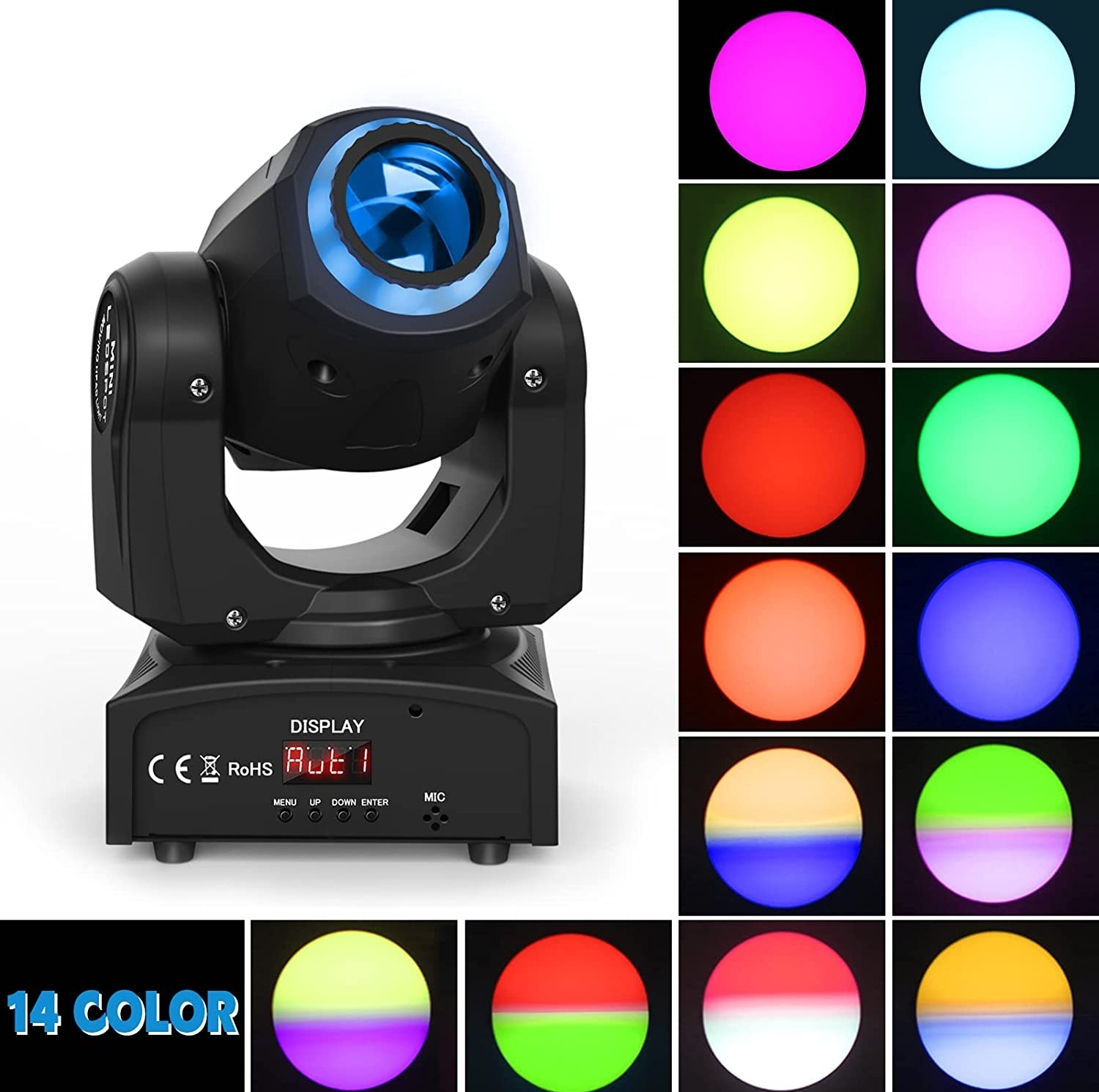 رقص نور مووینگ مدل 60W RINGLIGHT
