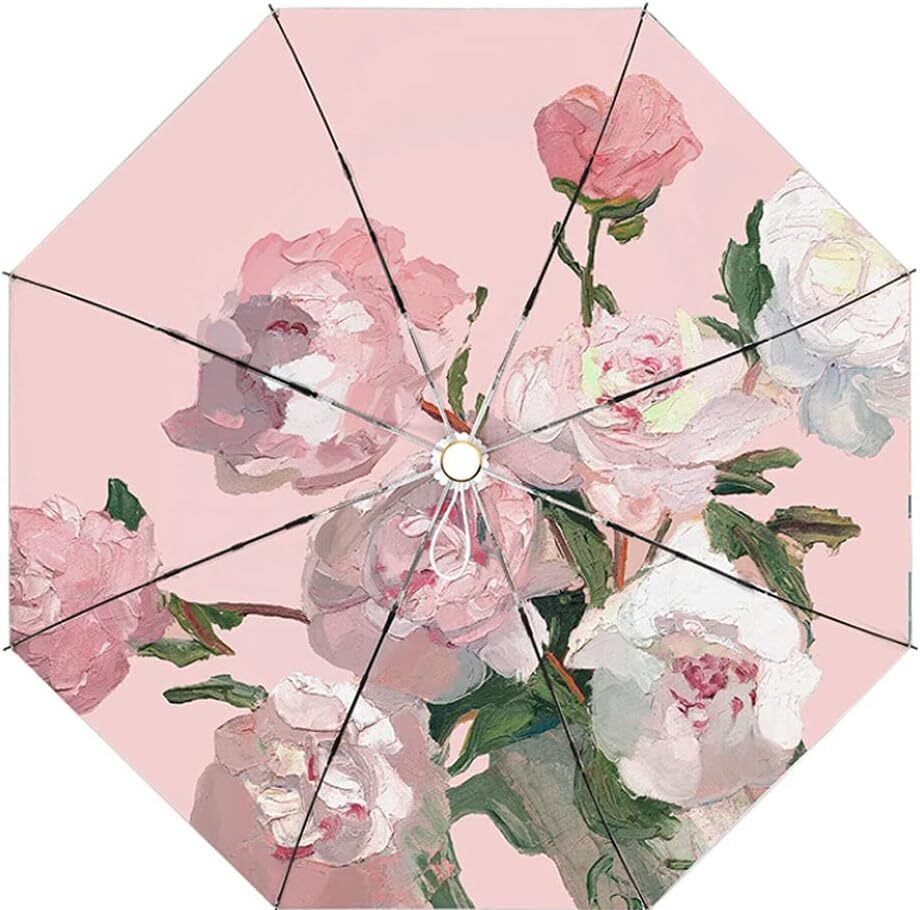 چتر گلد ایر مدل وارونه کیف دار کد Artistic Rose