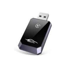 کارپلی و اندروید اتو مدل Wireless CarPlay/Android Auto Q1Y به همراه مبدل USB به USB-C