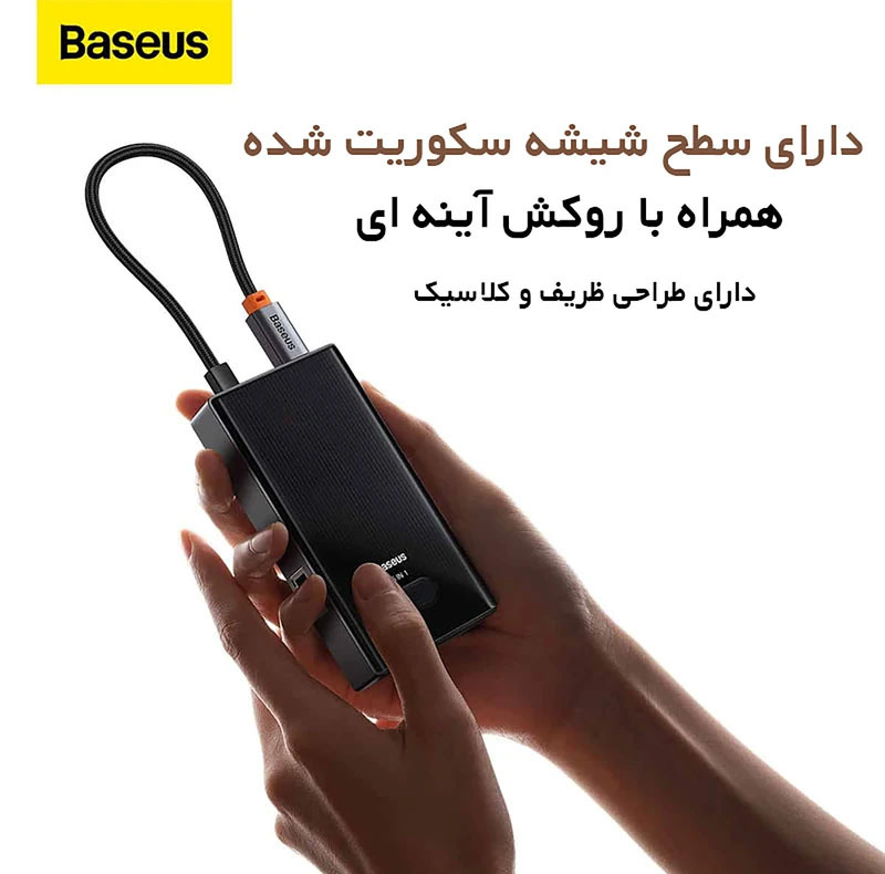 هاب 6 پورت USB-C بیسوس مدل WKYY030213