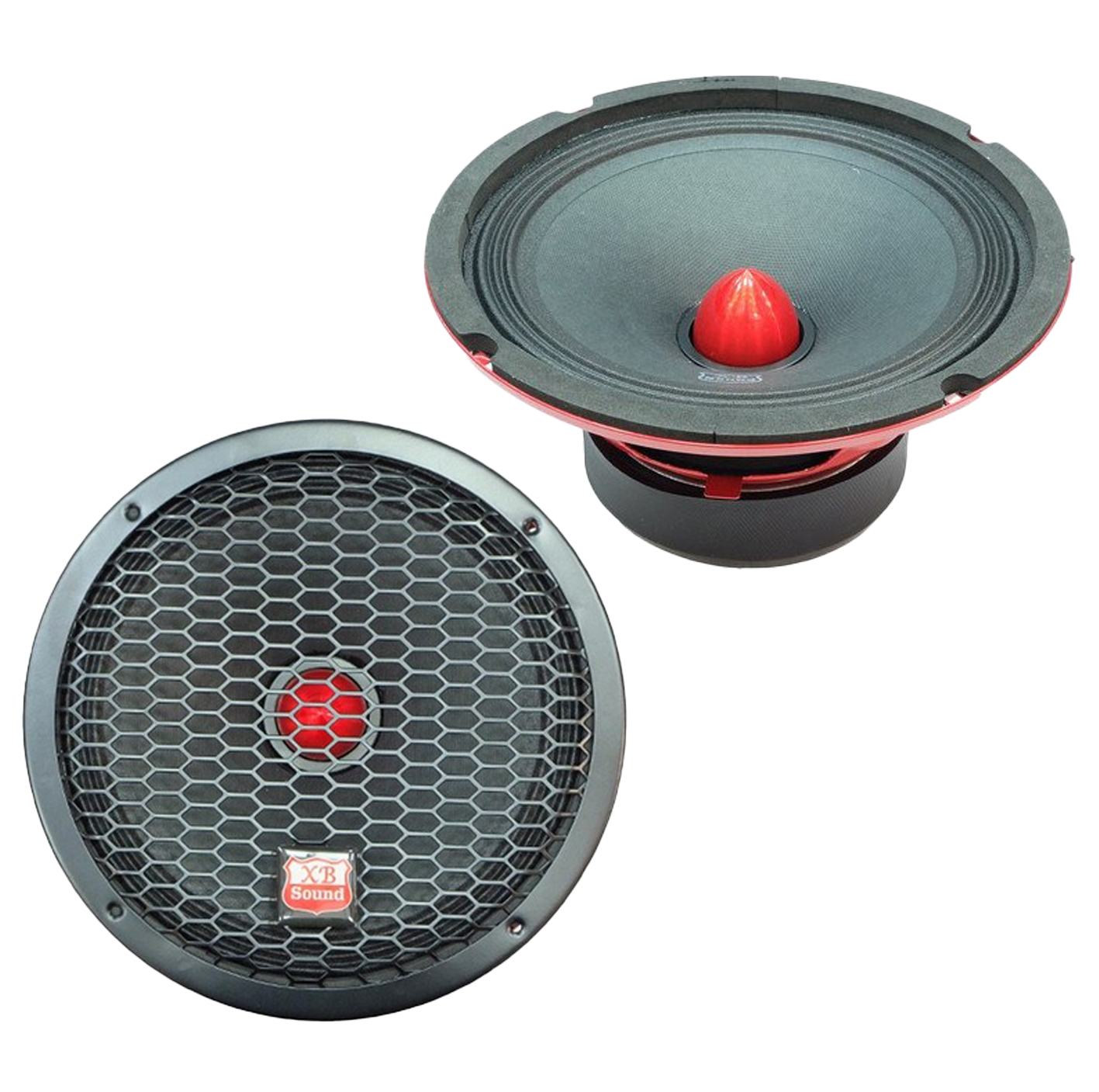 میدرنج پشت خودرو ایکس بی ساند مدل XB-8001 SPL سایز 8 اینچ بسته دو عددی