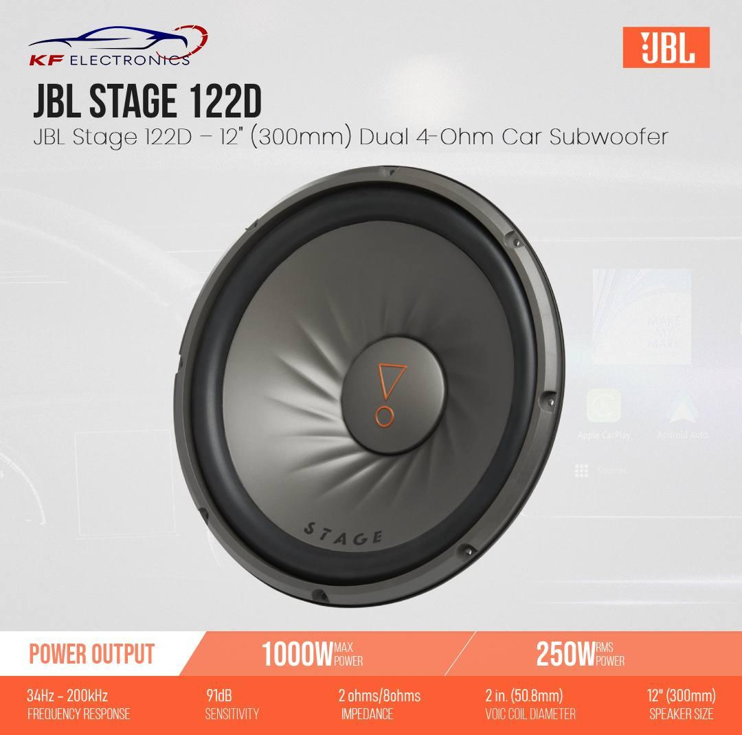 ساب ووفر خودرو جی بی ال مدل STAGE 122D