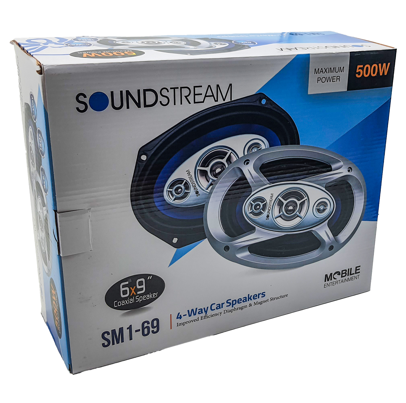 اسپیکر پشت خودرو ساند استریم مدل SM1-69 سایز 6x9 اینچ بسته دو عددی