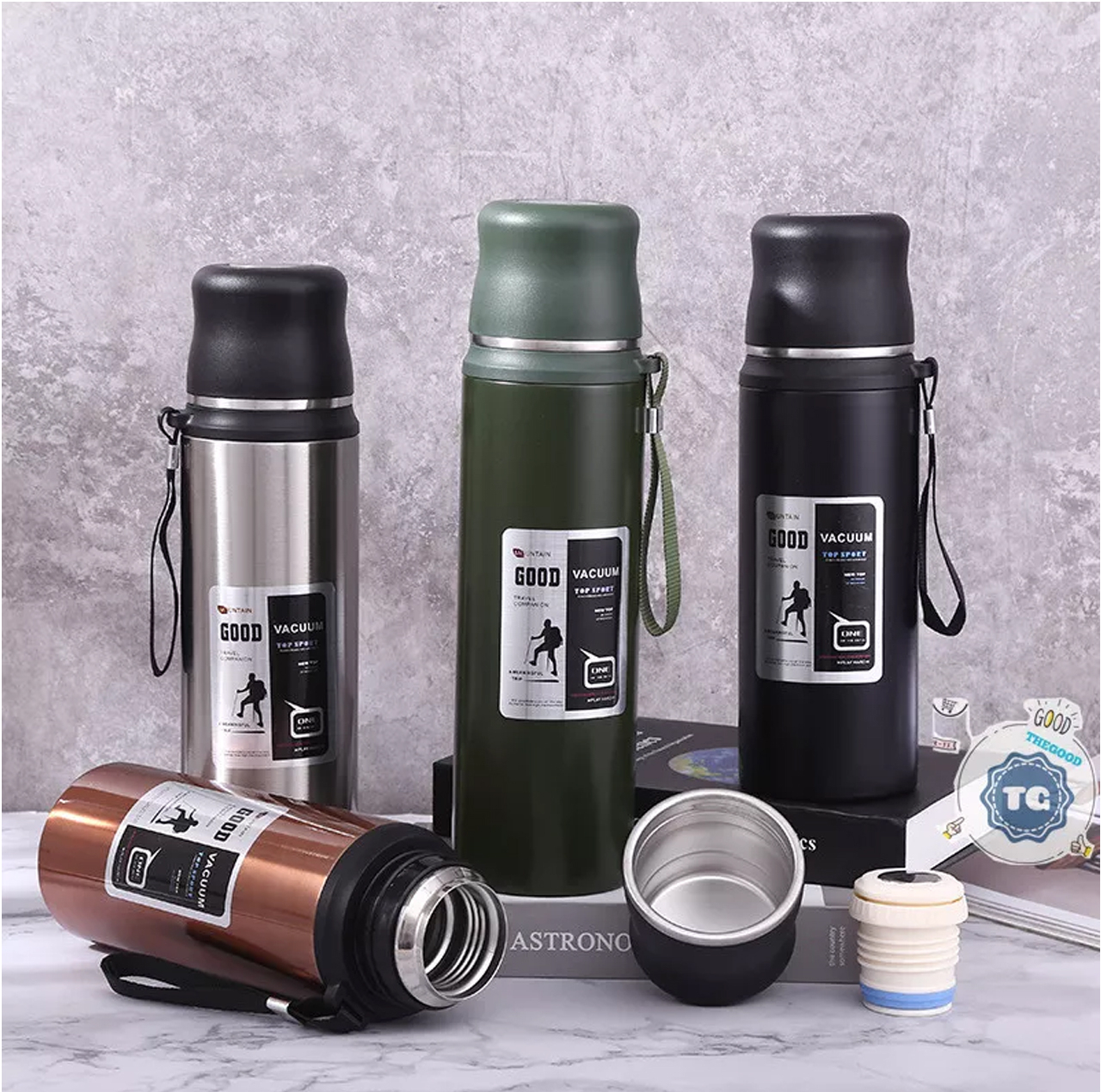 فلاسک مدل VACUUM کد 10198005-820ML گنجایش 0.820 لیتر