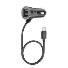 شارژر فندکی 17وات بودی مدل CC068TB1 به همراه کابل USB-C