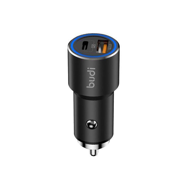شارژر فندکی بودی مدل Bd-12 به همراه کابل تبدیل USB-C