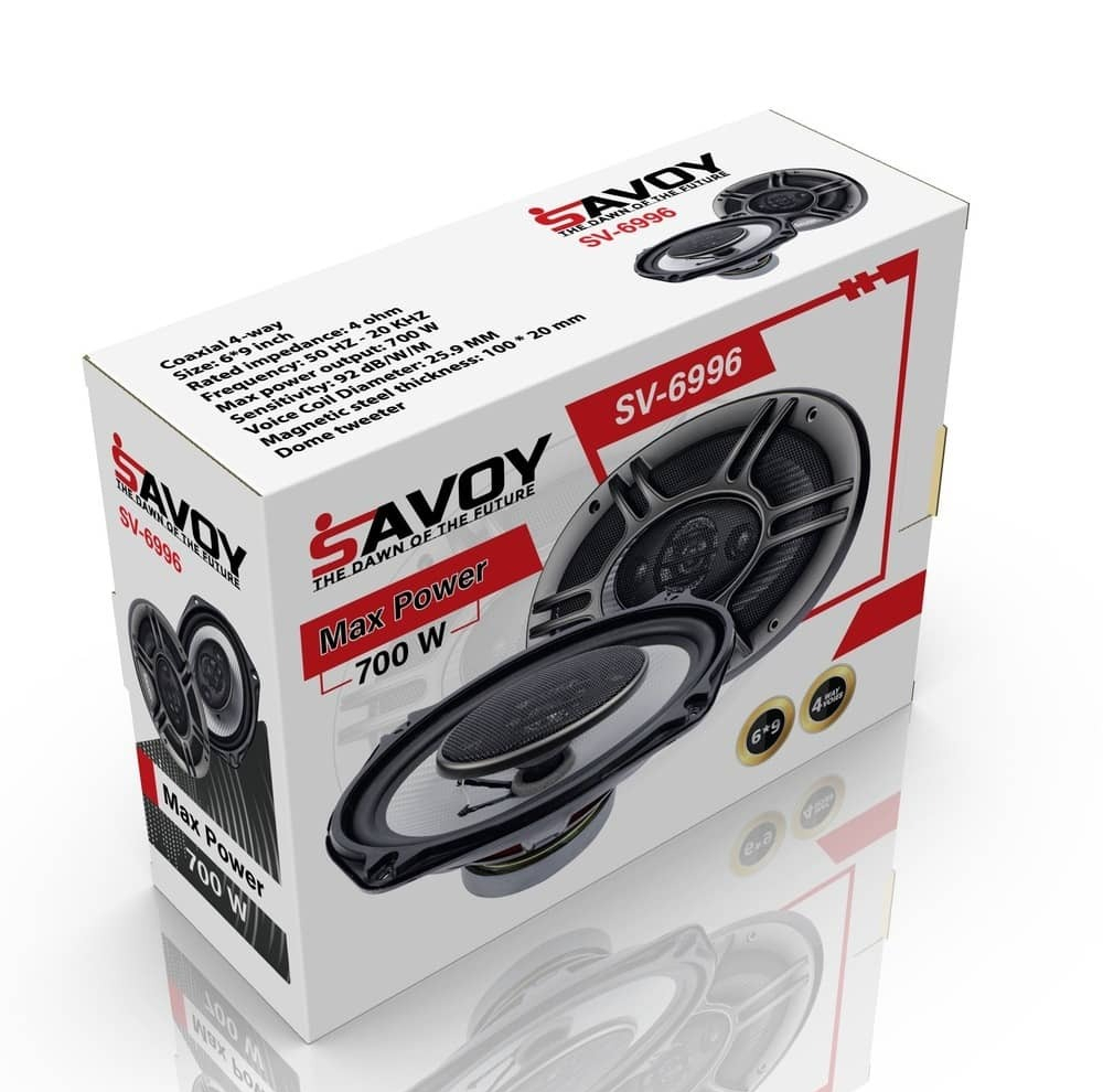 اسپیکر خودرو ساووی مدل SV-6996 بسته دو عددی