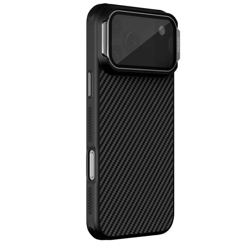 کاور نیلکین مدل CarboProp Magnetic MagSafe Transparent Lens مناسب برای گوشی موبایل اپل iPhone 17 Pro