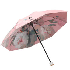 چتر گلد ایر مدل وارونه کیف دار کد Artistic Rose