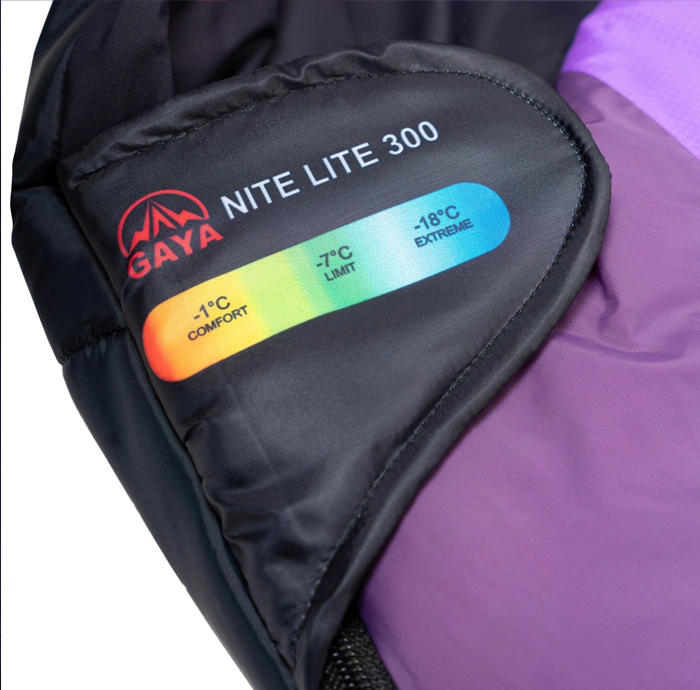 کیسه خواب یک نفره قایا مدل NITE LITE 300