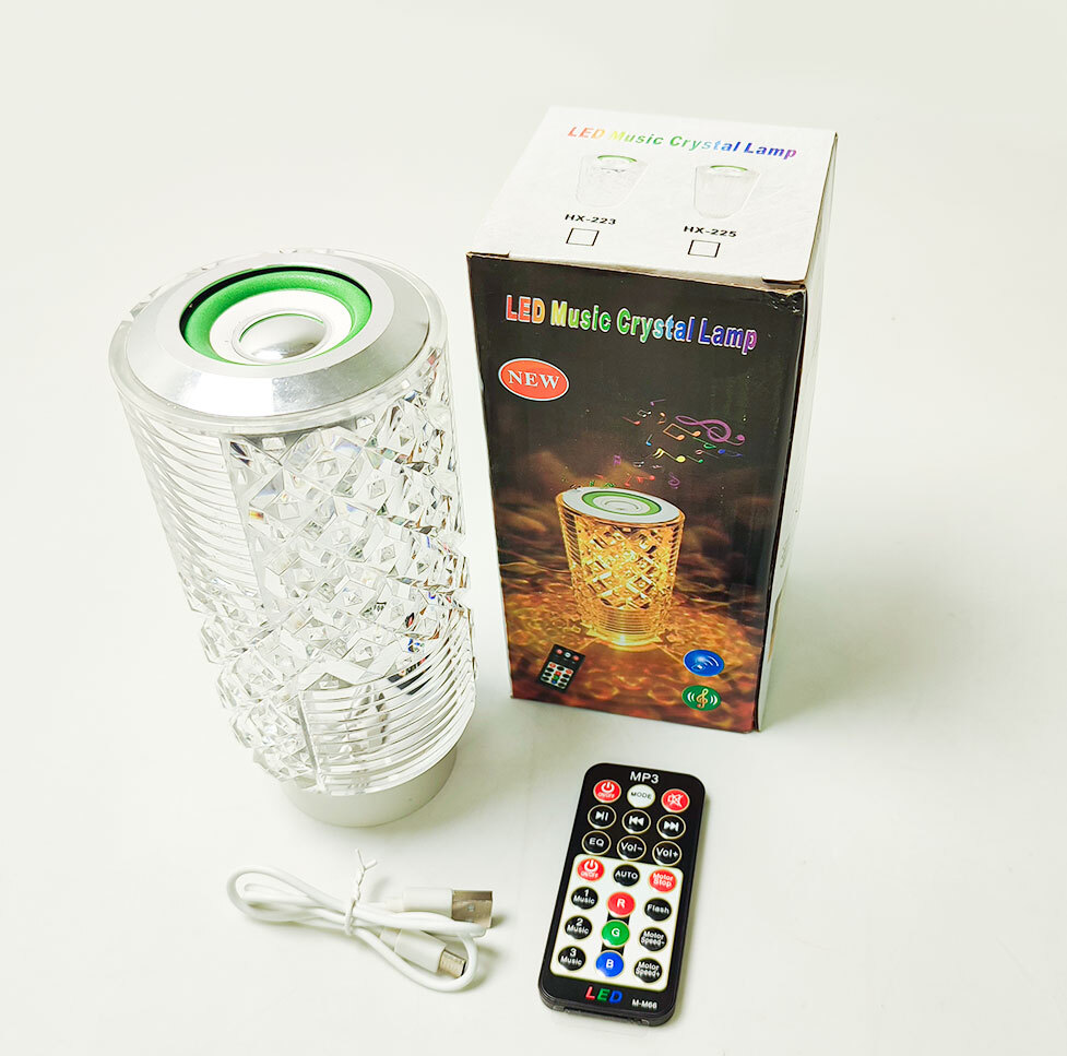 رقص نور مدل اسپیکردار طرح کریستال منشوری کد HX-223