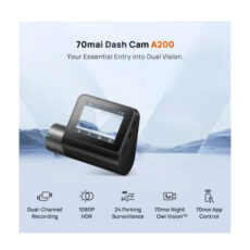 دوربین فیلم برداری خودروی سوِنتی مِی مدل 70mai dash cam A200 set دوربین جلو به همراه دوربین عقب