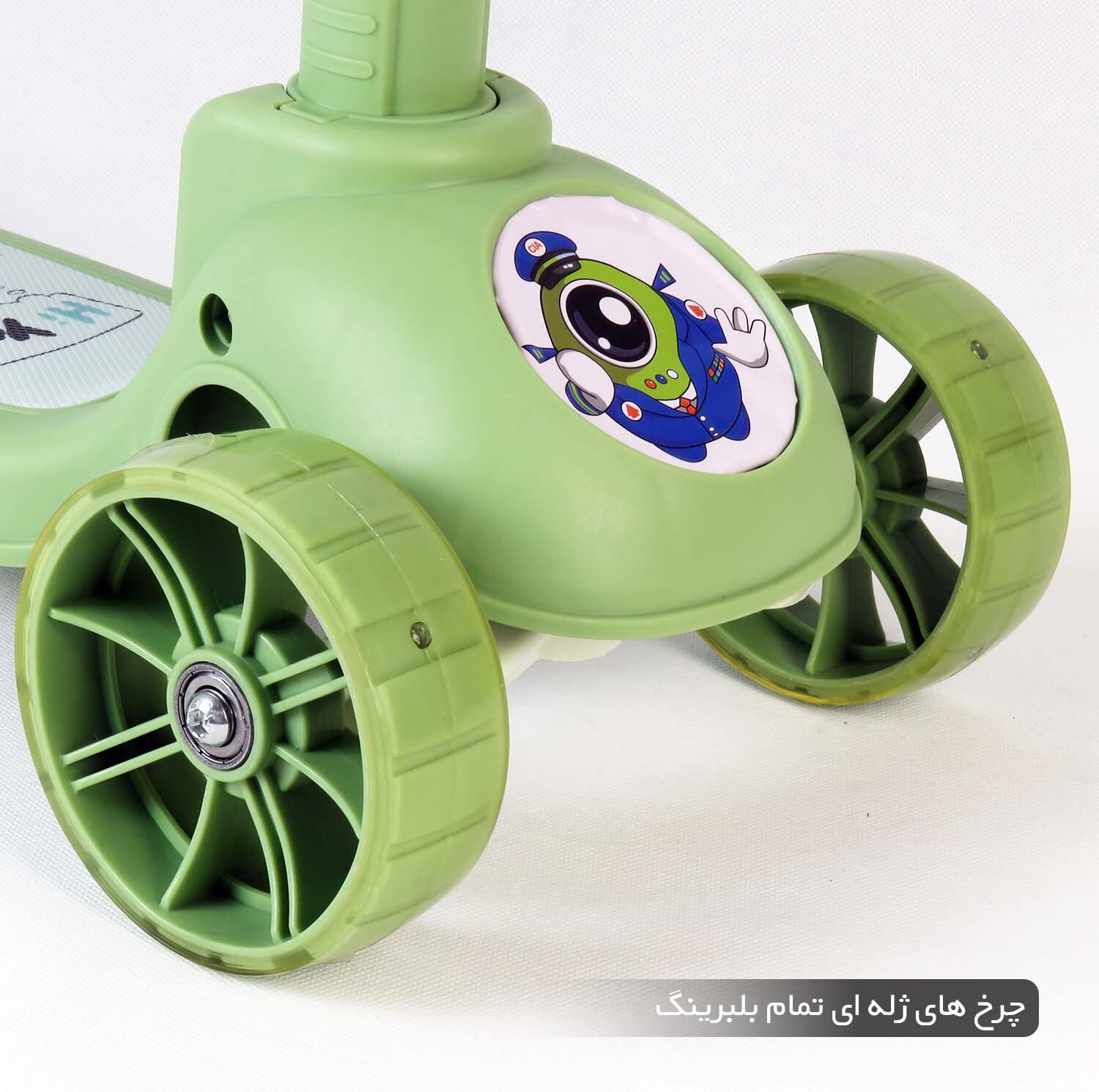 اسکوتر کودک اسکوتر مدل موزیکال چراغدار plankton کد 1974  ظرفیت وزنی 50 کیلوگرم