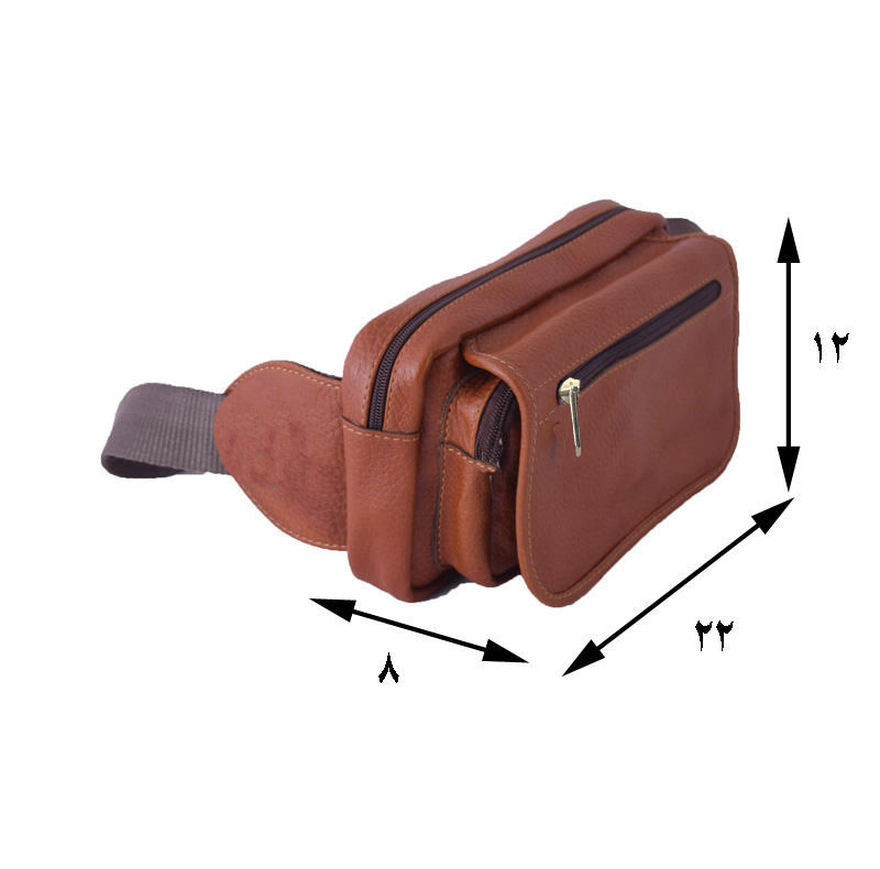 کیف کمری مدل چرم طبیعی کد M10