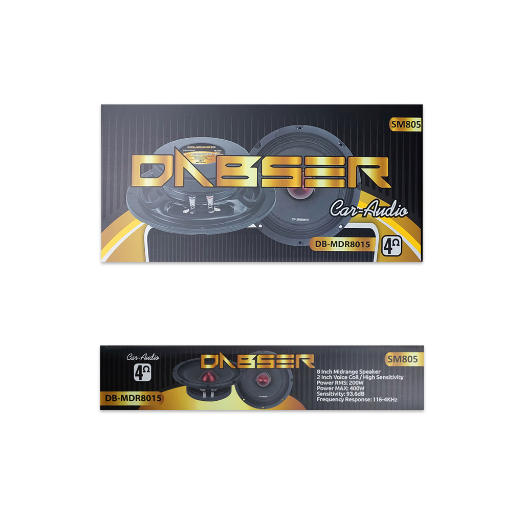 میدرنج پشت خودرو دابسر مدل SM805 سایز 8 اینچ بسته دو عددی