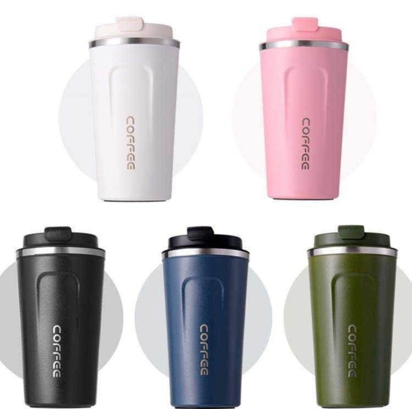 ماگ سفری مدل coffee کد 124 گنجایش 0.510 لیتر