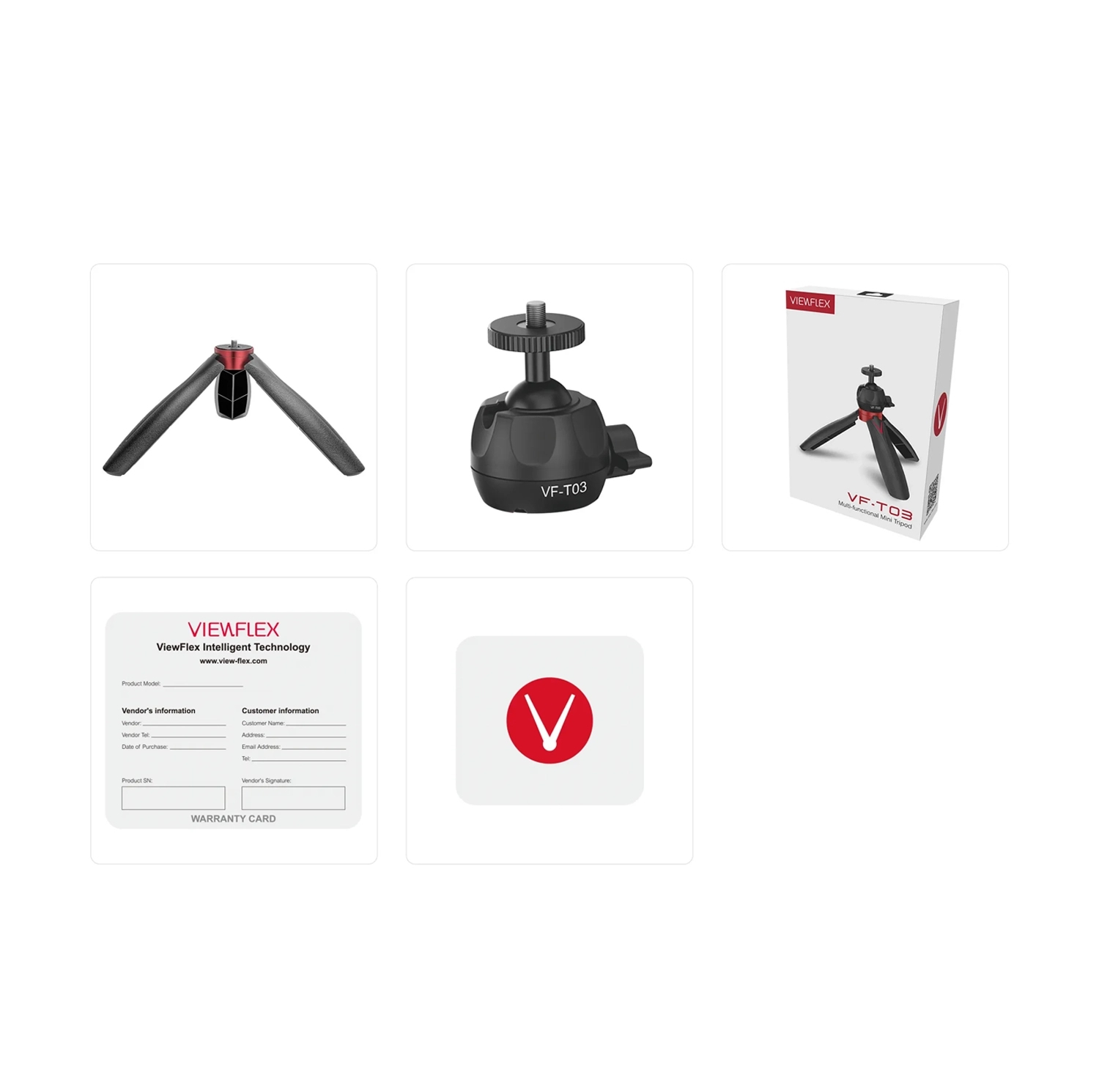 سه پایه دوربین ویوفلکس مدل  VF-T03