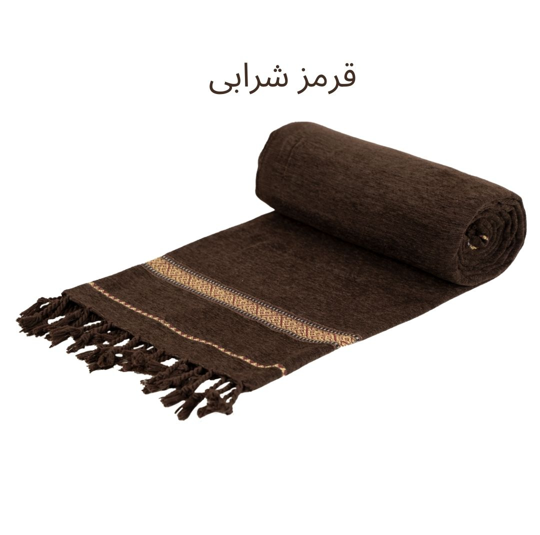 پتو سفری مدل افغان مخمل