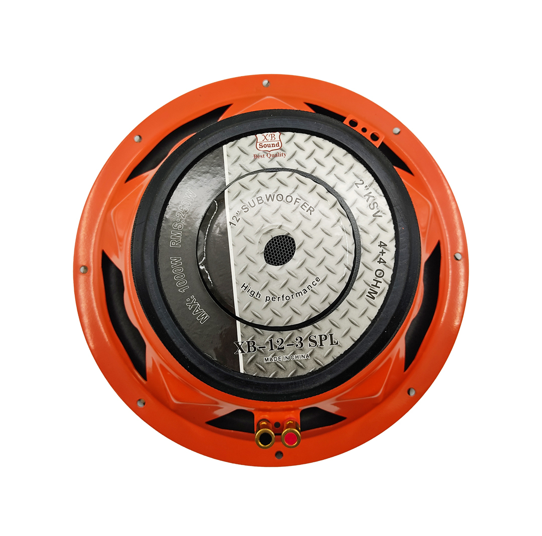 ساب ووفر پشت خودرو ایکس بی مدل XB-12-3 SPL سایز 12 اینچ