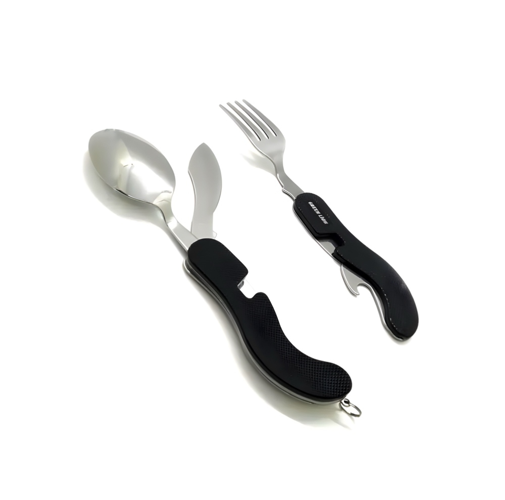مجموعه قاشق و چنگال سفری گرین لاین مدل Cutlery Set