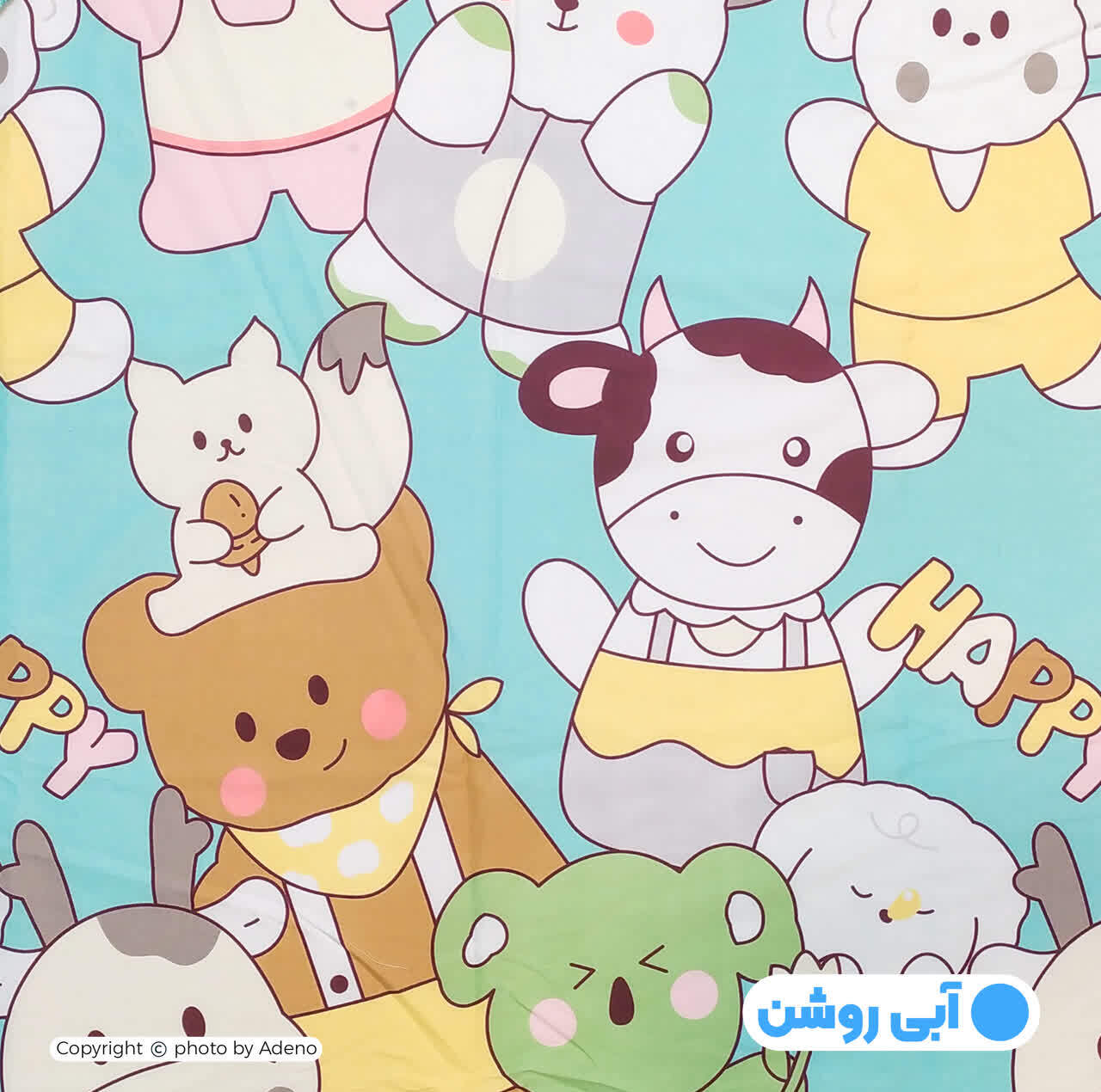 بالش کودک آدنو مدل Happy کد FI57