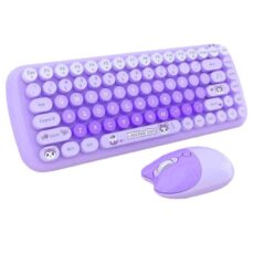 کیبورد و ماوس بی سیم مافی مدل candy fashion multicolor، سوییچ ممبران، Tenkeyless