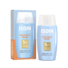 کرم ضد آفتاب بدون رنگ ایزدین SPF 50 مدل magic مناسب برای انواع پوست حجم 50 میلیلیتر
