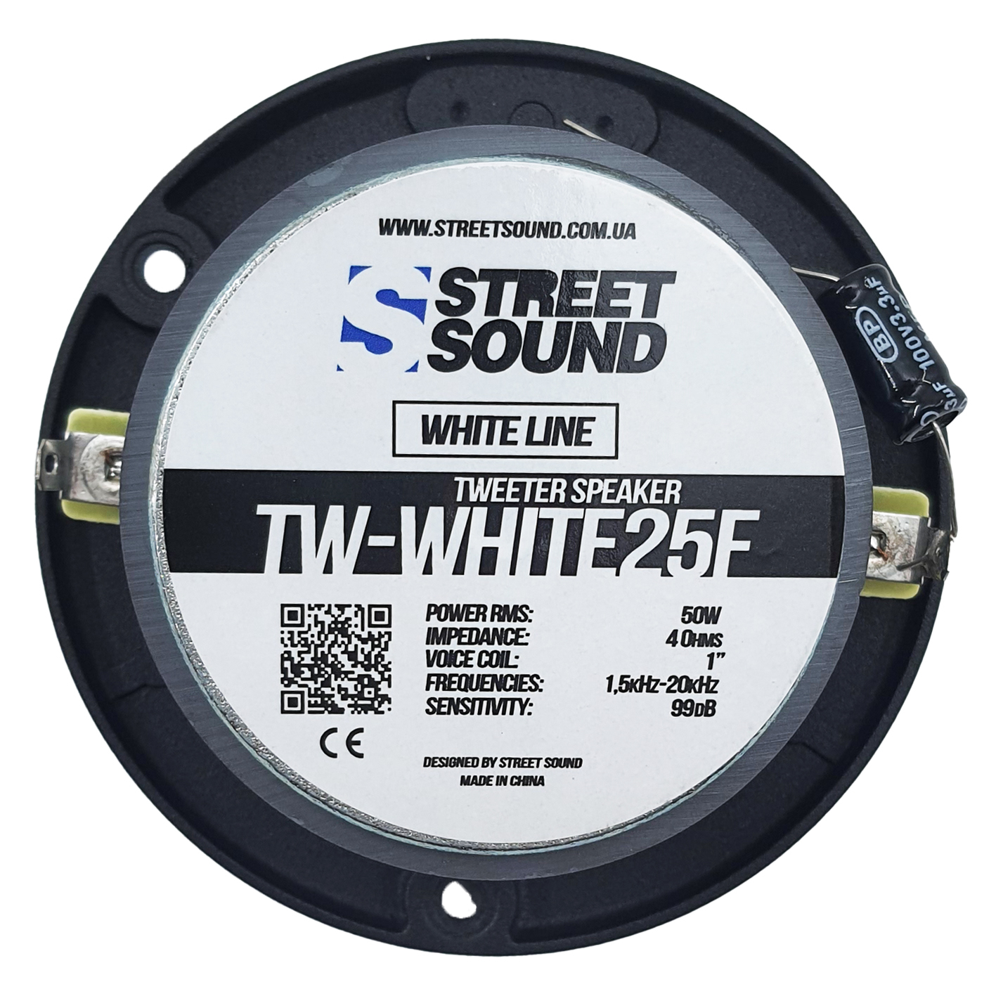 سوپر تیوتر پشت و جلو استریت ساند مدل TW-WHITE 25F سایز 3.5 اینچ بسته دوعددی