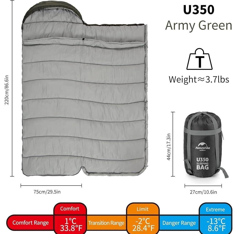 کیسه خواب نیچرهایک مدل U Series Envelope U350