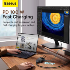 هاب 6 پورت USB-C بیسوس مدل WKYY030213