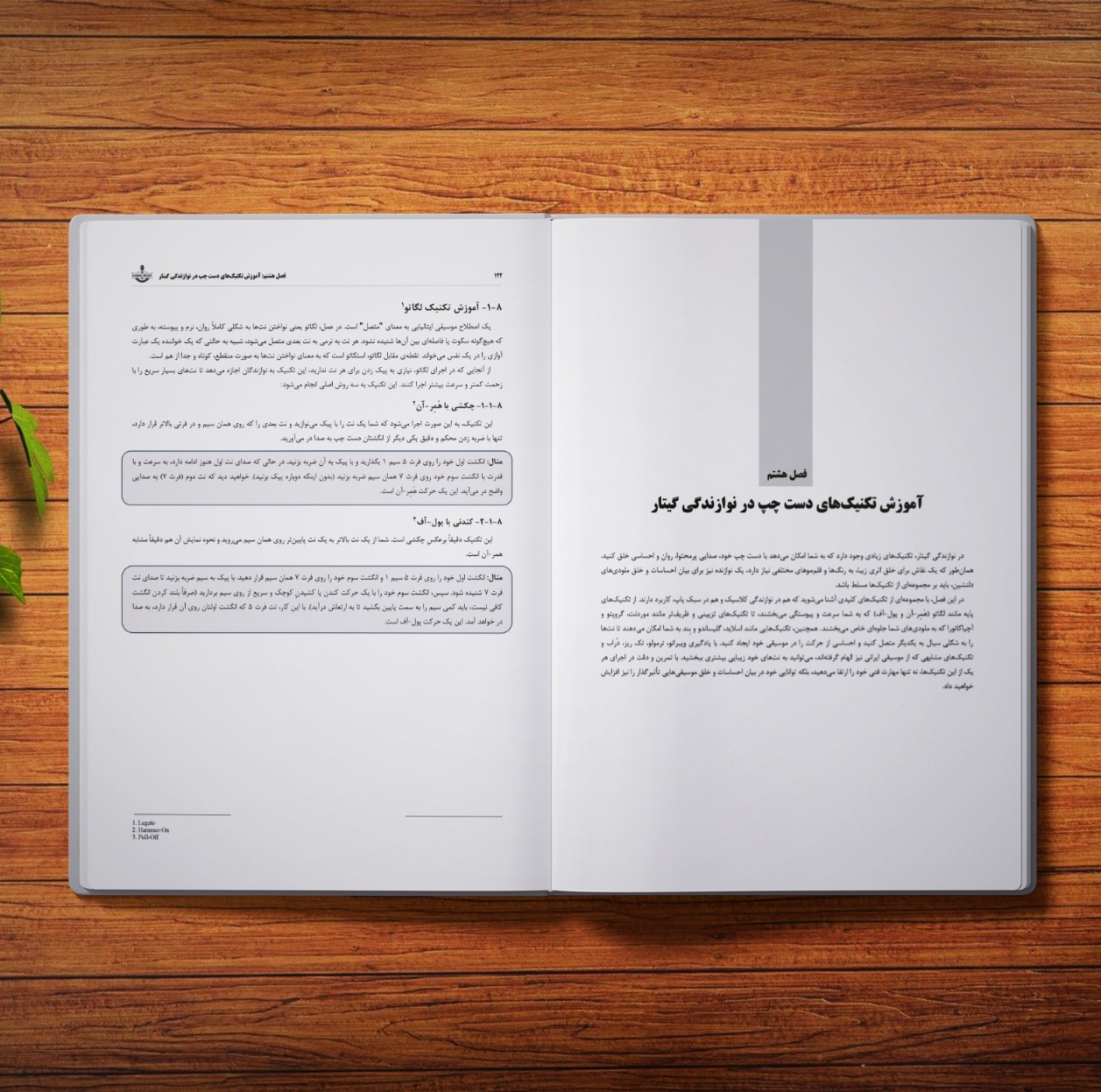 کتاب آموزش جامع ملودی نوازی در گیتار پاپ اثر کمال الدین صادقی انتشارات آثار گیتی
