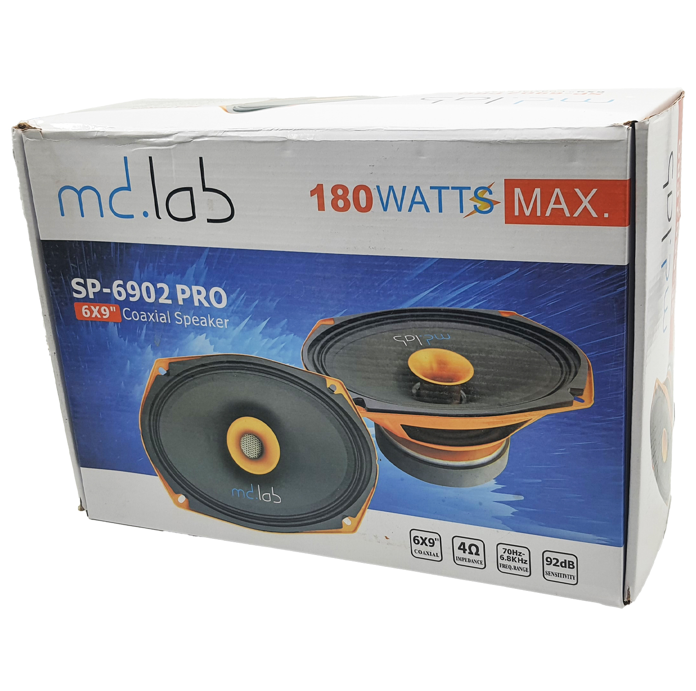 اسپیکر پشت خودرو ام دی لب مدل SP-6902 PRO  سایز 6x9 اینچ بسته دوعددی