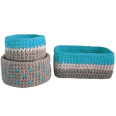 ست سبد وسایل کودک مدل Kids Storage Basket مجموعه 3 عددی
