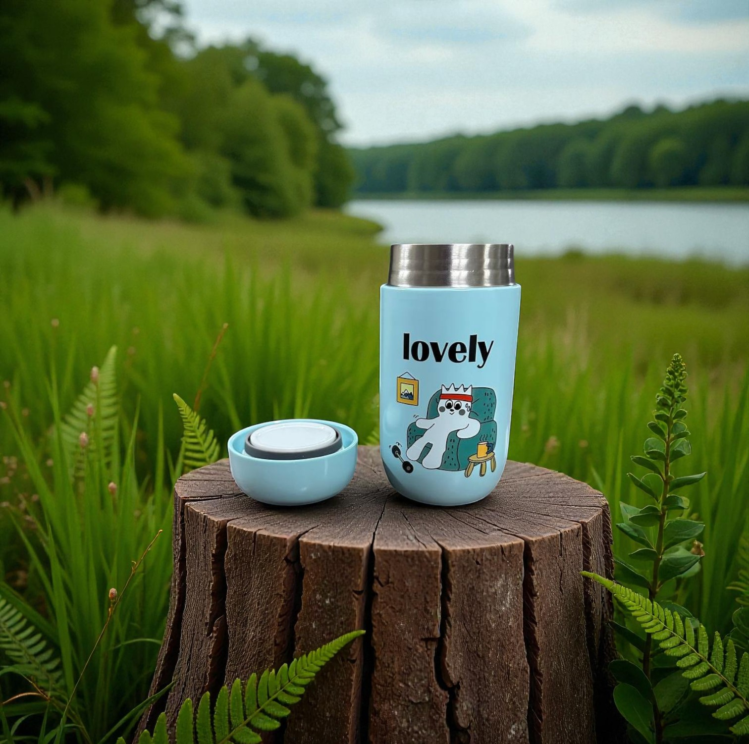 تراول ماگ مدل Lovely کد mocal1 گنجایش 0.26 لیتر