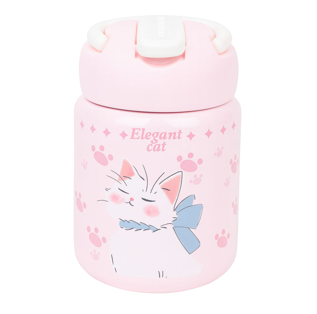 تراول ماگ اچ اس کاپ مدل H-BW-1470 Elegant Cat گنجایش 0.26 لیتر