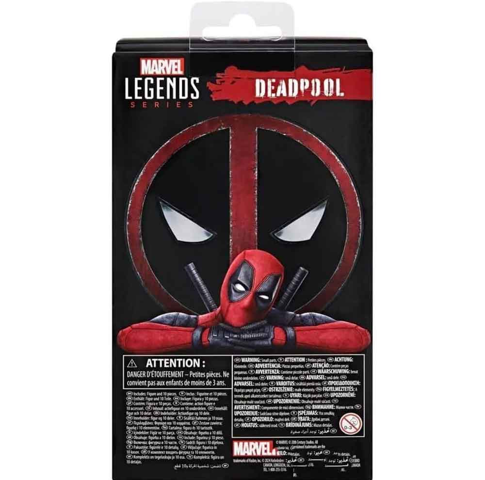 اکشن فیگور مدل ددپول طرح Marvel legends ارتفاع 16 سانتی متر