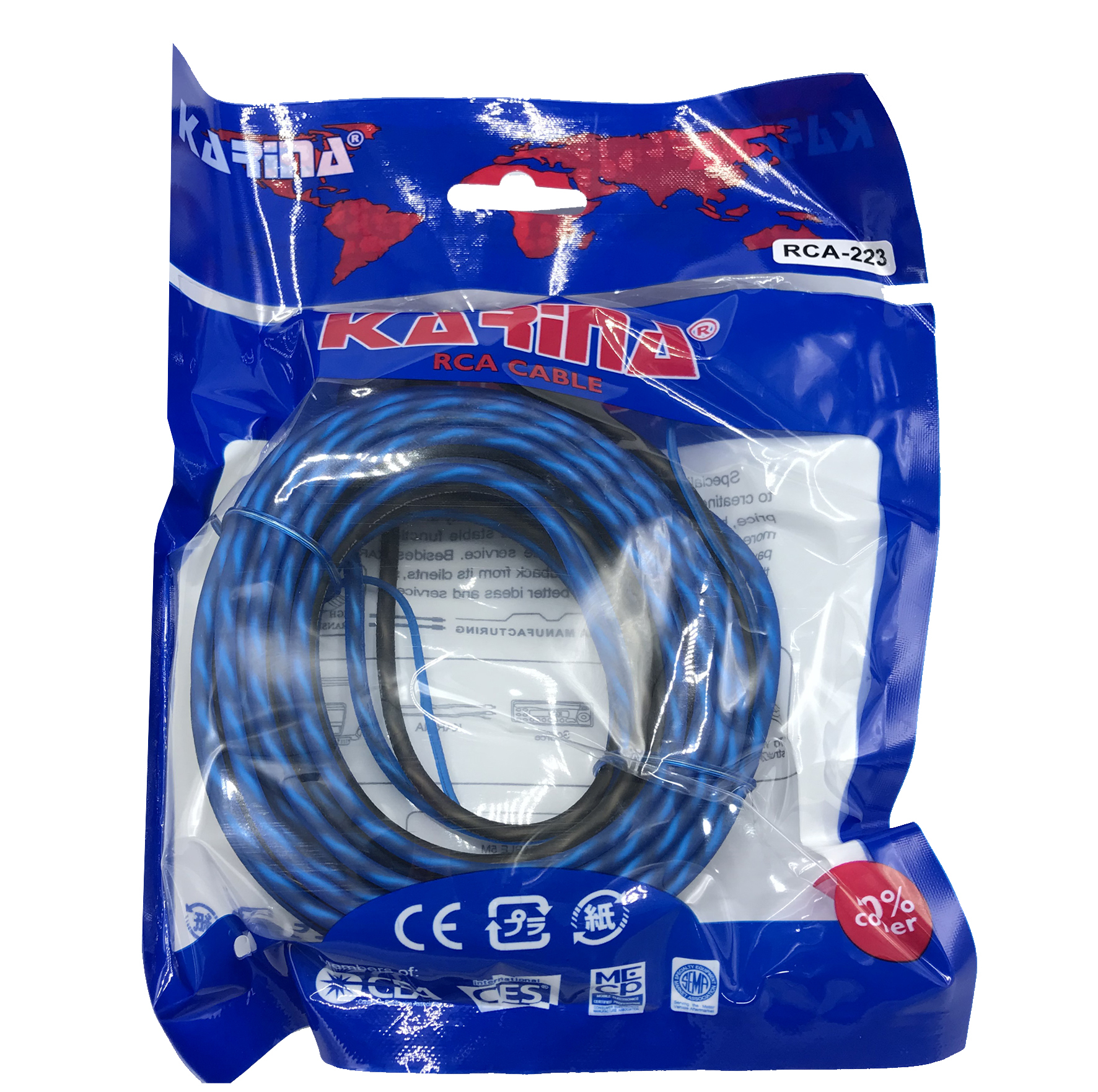 کابل آرسی خودرو کارینا مدل RCA-223